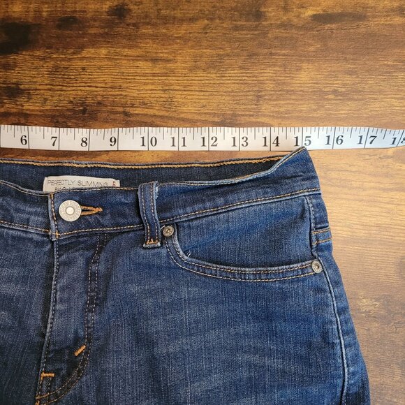 Vtg Levi's Jeans 10 S Perfectly Slimming Bootcut Tummy Control Mid Rise Y2K - Picture 7 of 12